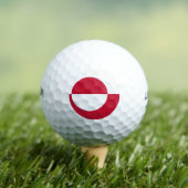 Wilson golfbal met vlag van Groenland Golfballen (Insitu Shirt)