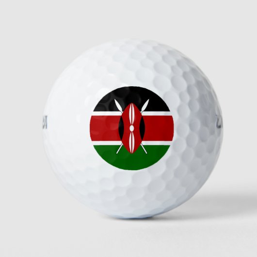 Wilson golfbal met vlag van Kenia Golfballen (Voorkant)