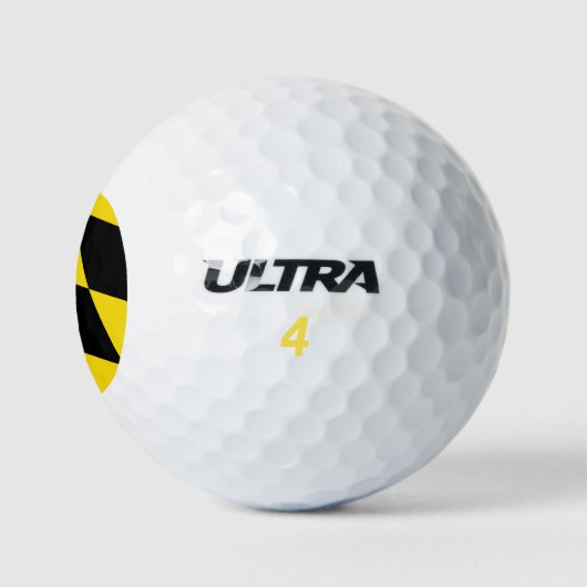 Wilson golfbal met vlag van München Golfballen (Logo)