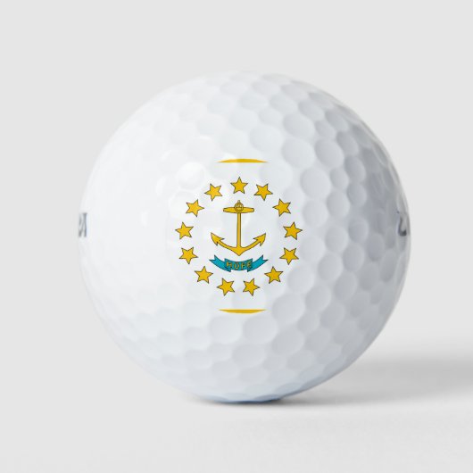 Wilson-golfbal met vlag van Rhode Island Golfballen (Voorkant)