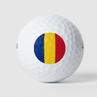 Wilson golfbal met vlag van Roemenië