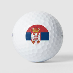 Wilson golfbal met vlag van Servië Golfballen