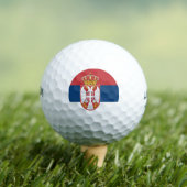 Wilson golfbal met vlag van Servië Golfballen (Insitu Shirt)