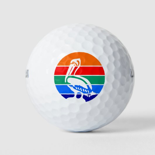 Wilson golfbal met vlag van St. Petersburg Golfballen (Voorkant)