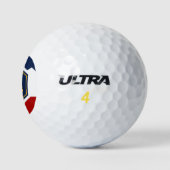 Wilson-golfbal met vlag van Utah, VS Golfballen (Logo)