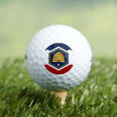 Wilson-golfbal met vlag van Utah, VS Golfballen (Insitu Shirt)