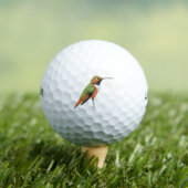 Wilson golfballen met een handgeschilderde kolibri (Insitu Shirt)