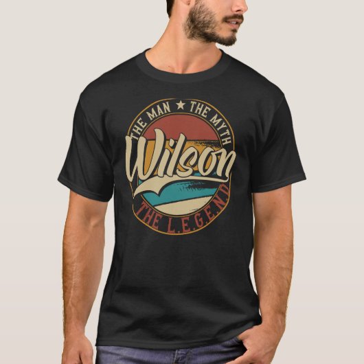 Wilson Het man de mythe van de legende T-shirt (Voorkant)