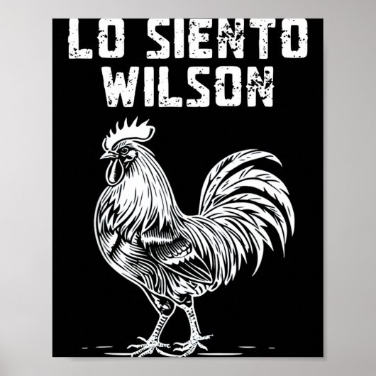 Wilson het spijt  poster (Voorkant)