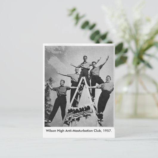 Wilson High Anti-Masturbation Cl... Briefkaart (Staand voorkant)