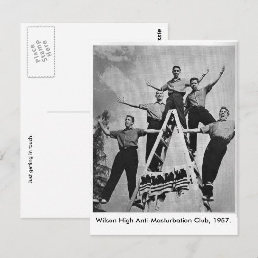 Wilson High Anti-Masturbation Cl... Briefkaart (Voorkant / Achterkant)