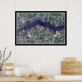 Wilson Lake Alabama Satellite Poster Map (Keuken)