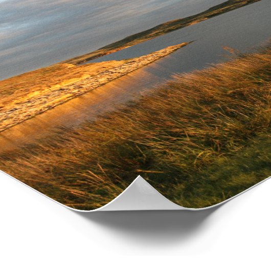 Wilson Lake, Landschap Kansas Poster (Hoek)