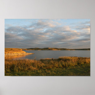 Wilson Lake, Landschap Kansas Poster