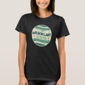Wilson Lake Shark Free and unsaled Camping Kansas T-shirt (Voorkant)