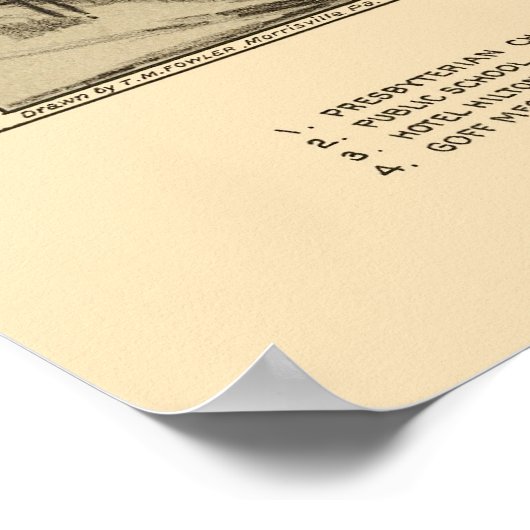 Wilson & Mendelssohn, PA Panoramic Map - 1902 Poster (Hoek)