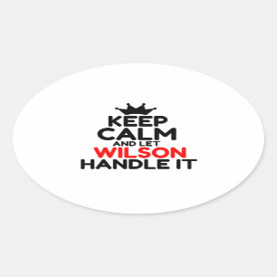 WILSON OVALE STICKER