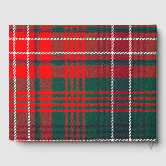 Wilson Plaid Distel Trouwgastenboek Gastenboek (Achterkant)