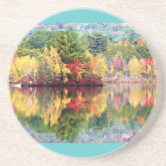 Wilson Pond Island Zandsteen Onderzetter (Voorkant)