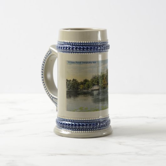 WILSON POND SWANZEY, NH BIERPUL (Voorkant links)