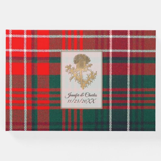 Wilson Pset Thistle Wedding Guest Book Gastenboek (Voorkant)