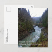 Wilson River, OR Briefkaart (Voorkant / Achterkant)