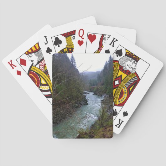 Wilson River, OR Pokerkaarten (Achterkant)