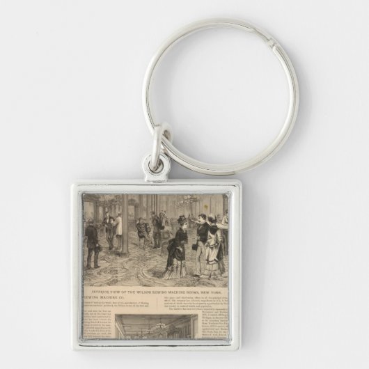 Wilson Sewing Machine Company Sleutelhanger (Voorkant)