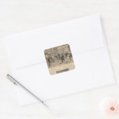 Wilson Sewing Machine Company Vierkante Sticker (Envelop)