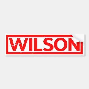 Wilson Stamp Bumpersticker