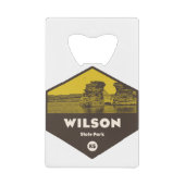 Wilson State Park Kansas Creditkaart Flessenopener (Voorkant)