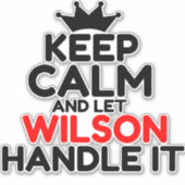 WILSON STICKER (Voorkant)