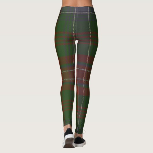 Wilson Tartan Clan Plaid Leggings (Achterkant)