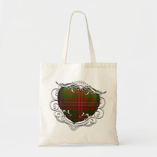 Wilson Tartan Heart Tote Bag (Voorkant)