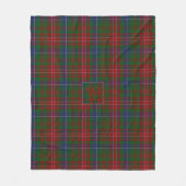 WILSON TARTAN Patroon Monogram DEKEN W (Voorkant)
