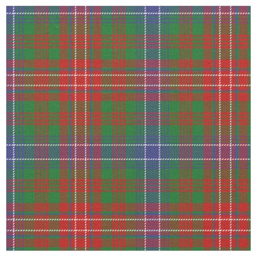 Wilson Tartan Print Stof (Close Up)