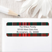 Wilson Tartan Pset Return Label (Insitu)