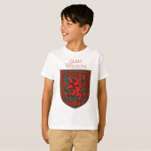Wilson Tartan Scottish Play Lion Rampant T-shirt (Voorkant volledig)