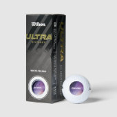 Wilson Ultra Distance Golf Ball-Chill Vibes Design Golfballen (Verpakking)