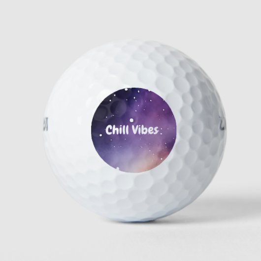 Wilson Ultra Distance Golf Ball-Chill Vibes Design Golfballen (Voorkant)