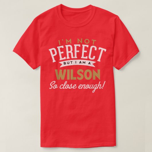 Wilson Wilson Naam T-shirt (Design voorkant)