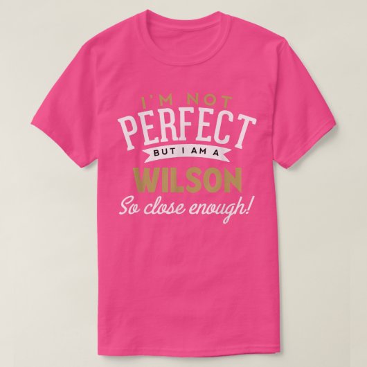 Wilson Wilson Naam T-shirt (Design voorkant)