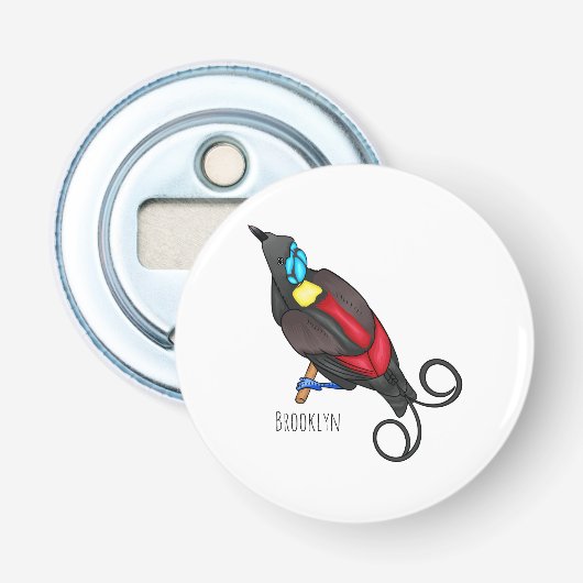 Wilson's cartoon van paradijzen button flesopener (Voorkant)