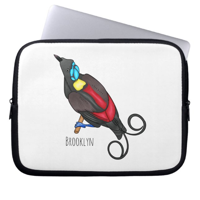 Wilson's cartoon van paradijzen laptop sleeve (Voorkant)