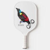 Wilson's cartoon van paradijzen pickleball paddle (Achterkant)