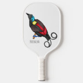 Wilson's cartoon van paradijzen pickleball paddle (Voorkant)