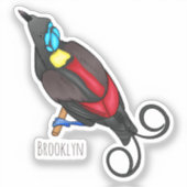 Wilson's cartoon van paradijzen sticker (Voorkant)