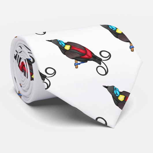 Wilson's cartoon van paradijzen stropdas (Opgerold)