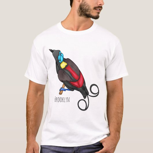 Wilson's cartoon van paradijzen t-shirt (Voorkant)