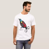 Wilson's cartoon van paradijzen t-shirt (Voorkant volledig)